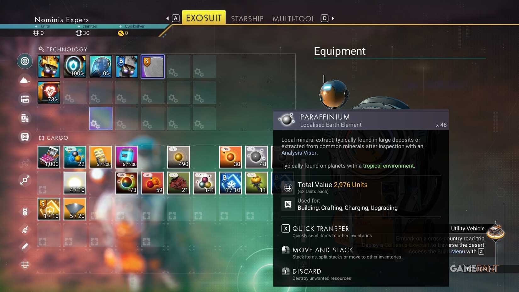 No Man's Sky - Paraffinium