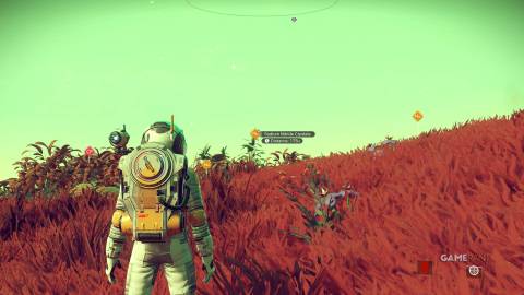 No Man's Sky - Sodium Nitrate Crystals on HUD