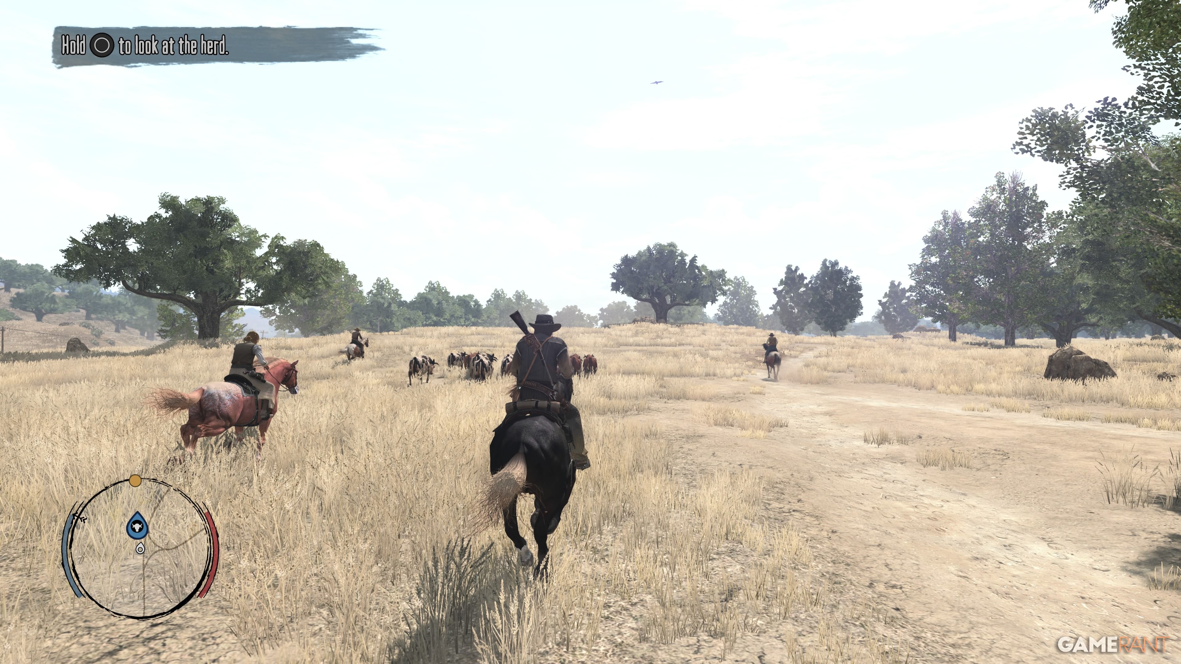 red dead redemption herding cattle