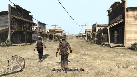 Red Dead Redemption John Marston walking in Armadillo