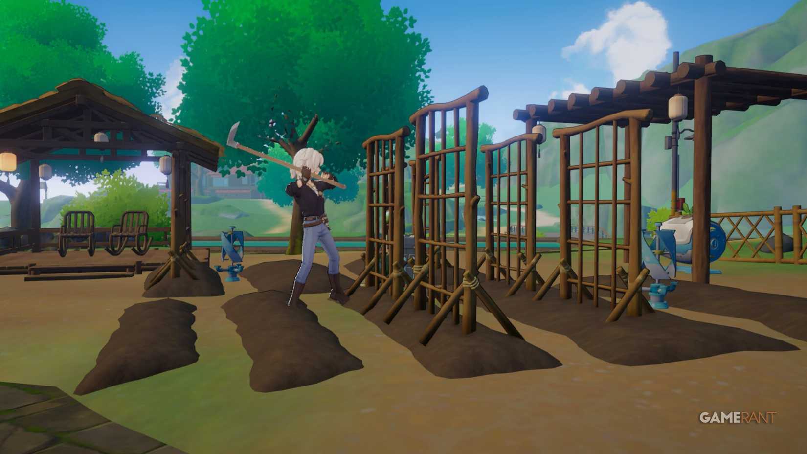 Look for the Farming profession mentor, Graminova, in Starsand Town, to start the quest to become an Expert Farmer.