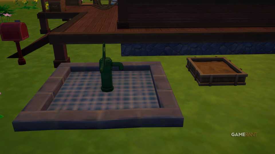 You can refill your Watering Can at a nearby source or Hand Pump and produce fertilizer in a Fertilizer Box.