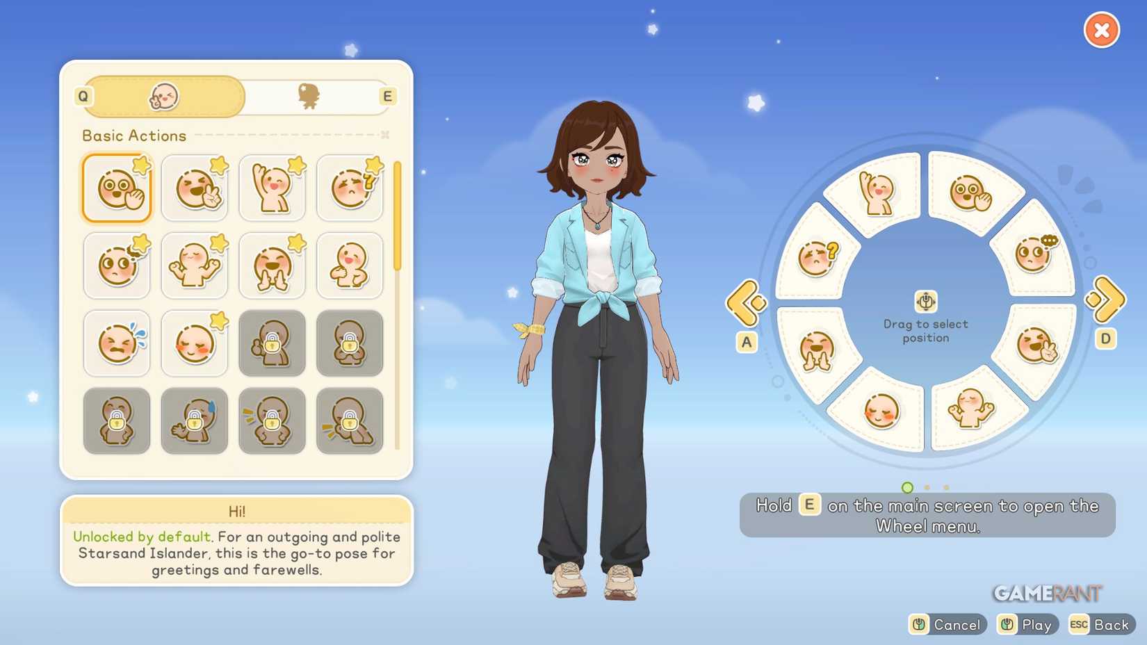 You can equip your acquired emotes by accessing the Emote Wheel and drag the emotes over before using them in-game.