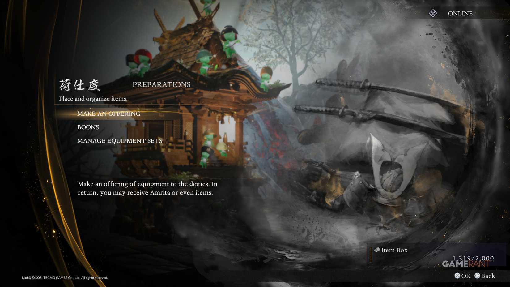 What To Do With Extra Gear in Nioh 3 (2)