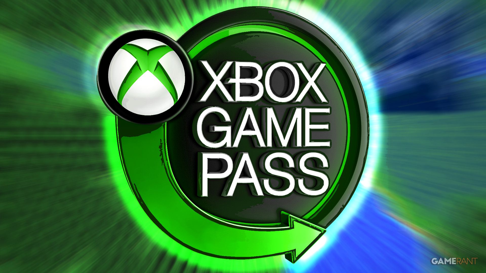 Xbox Game Pass logo posterized over blurred Final Fantasy 2 Pixel Remaster screenshot