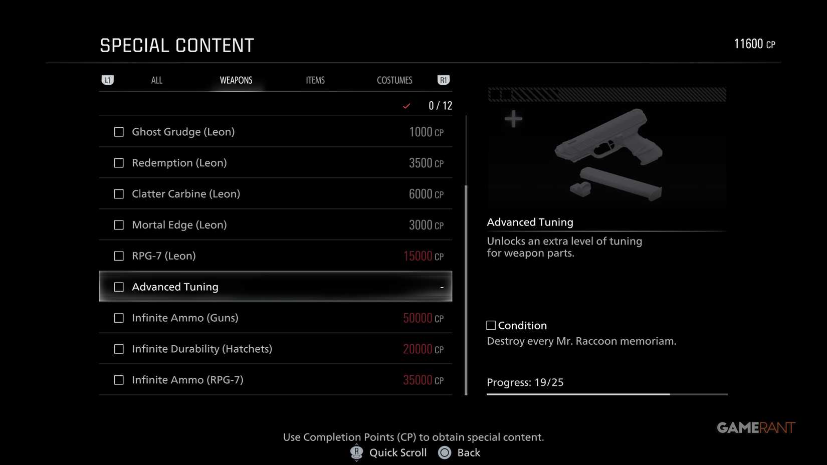 Re9 All Menu Best Special Content to Unlock First in RE9