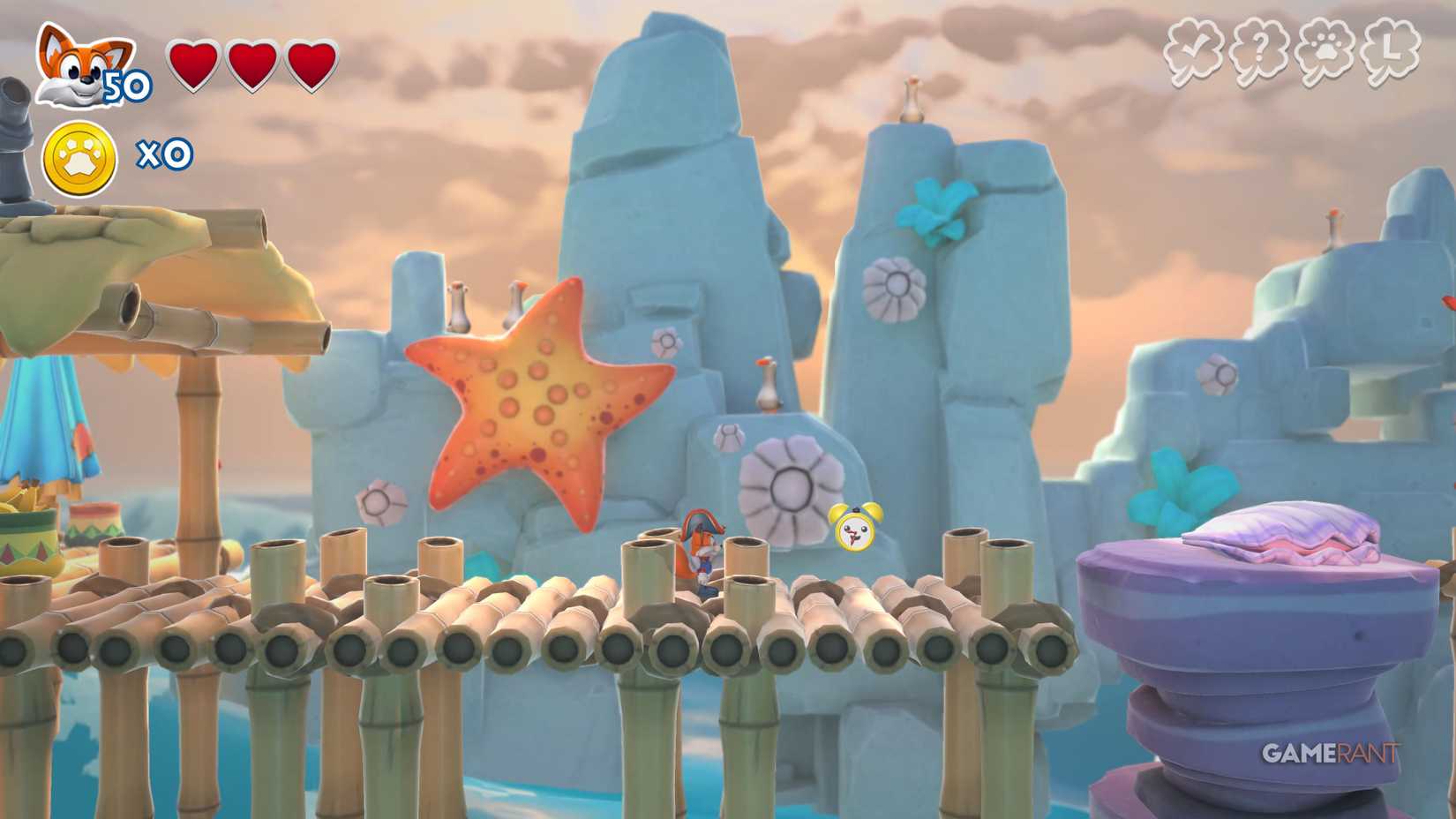 All letters and hidden pages of Gili Island in New Super Lucky's Tale 13