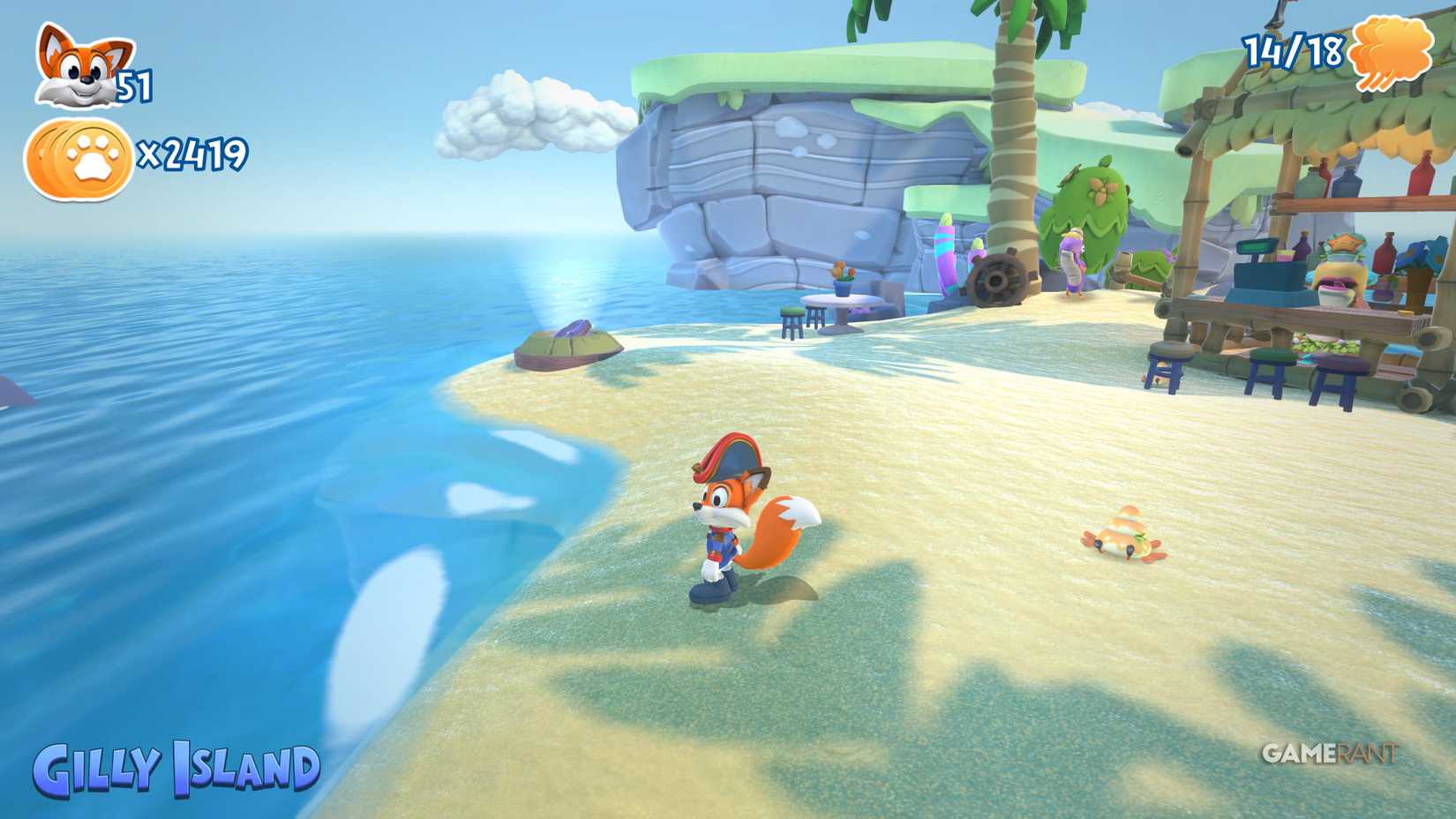 All letters and hidden pages of Gili Island in New Super Lucky's Tale 21