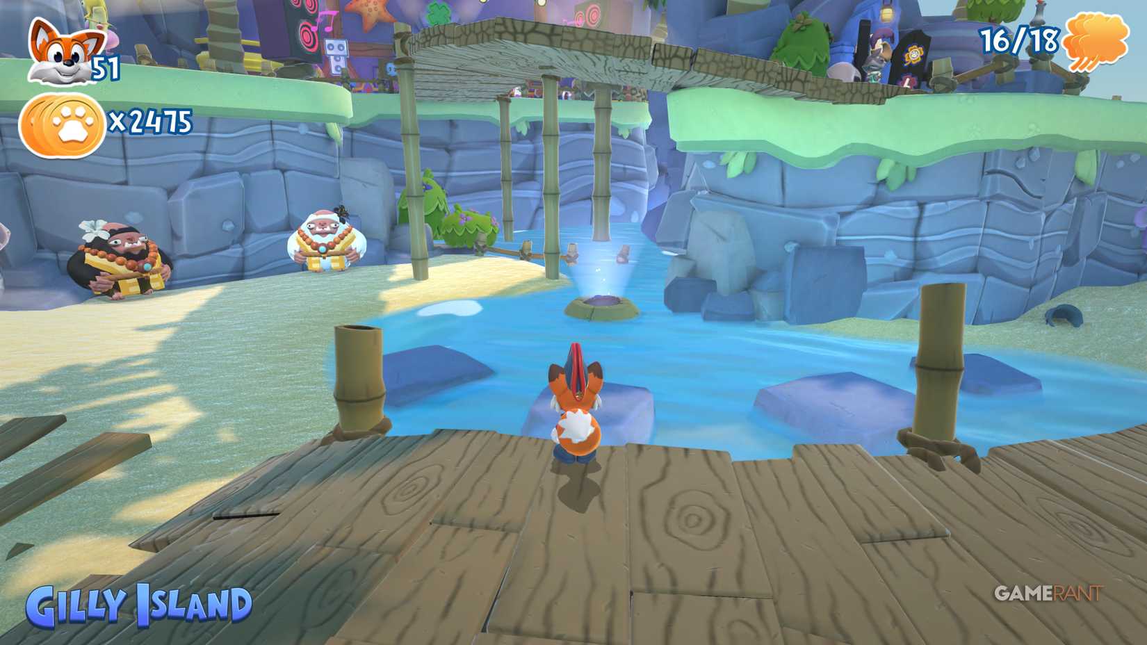 All letters and hidden pages of Gili Island in New Super Lucky's Tale 23