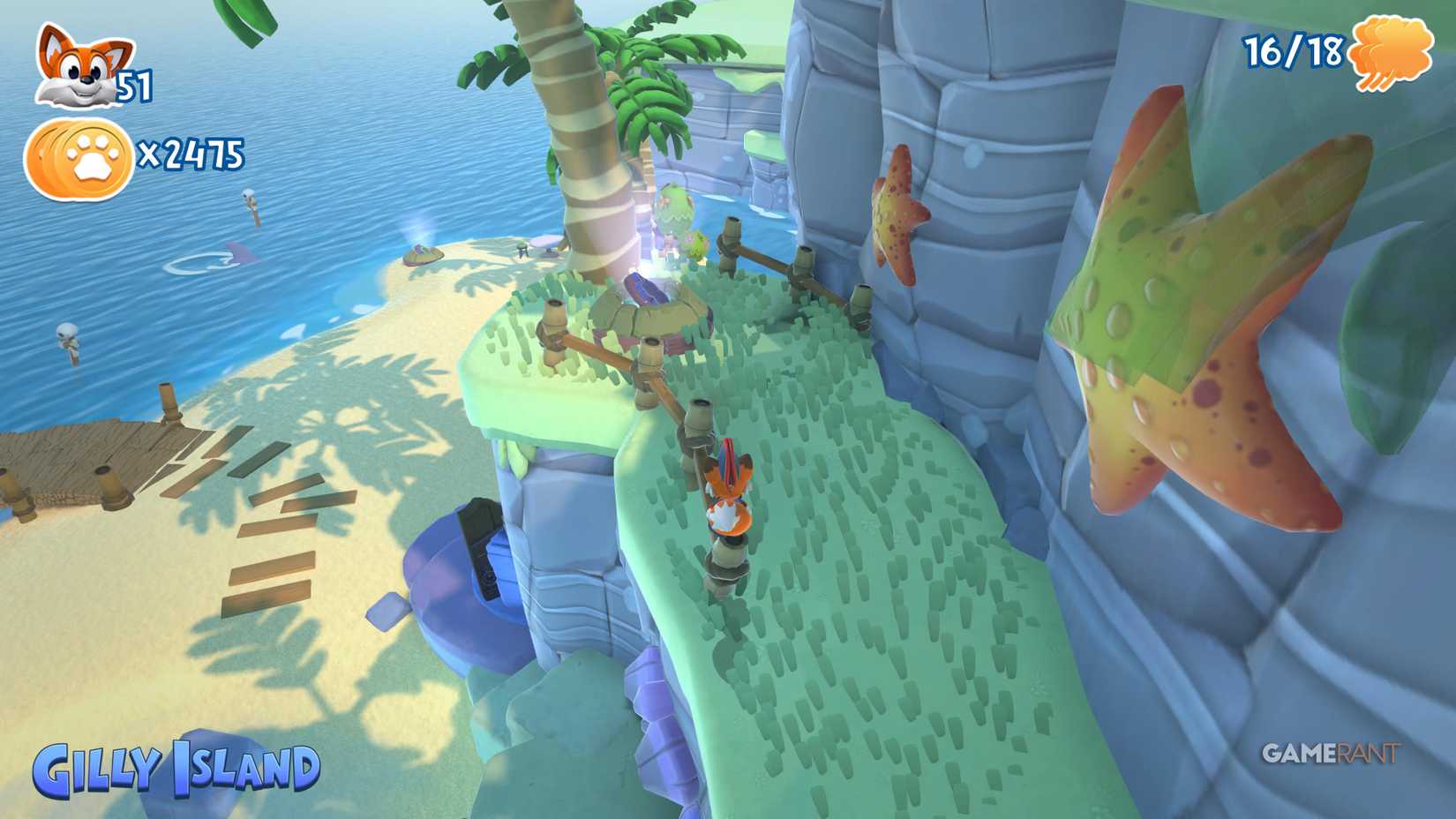 All letters and hidden pages of Gili Island in New Super Lucky's Tale 24