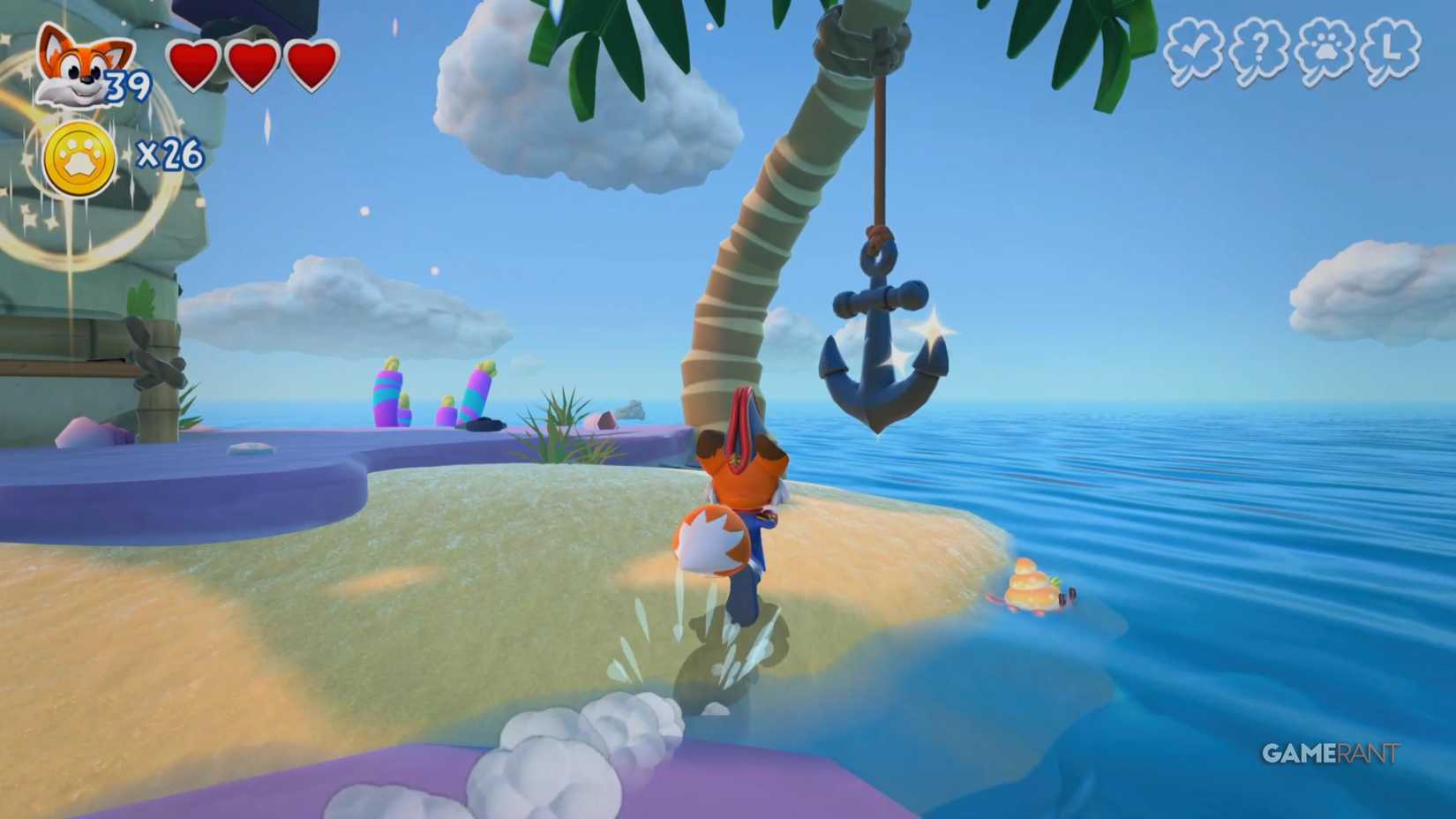All letters and hidden pages of Gili Island in New Super Lucky's Tale 3