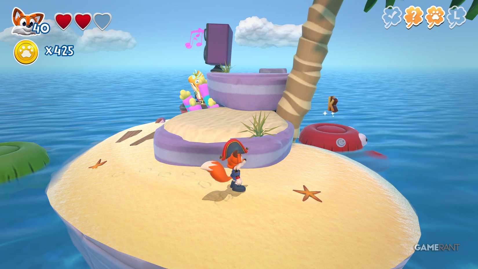 New Super Lucky's Tale 5 All letters and hidden pages of Gili Island