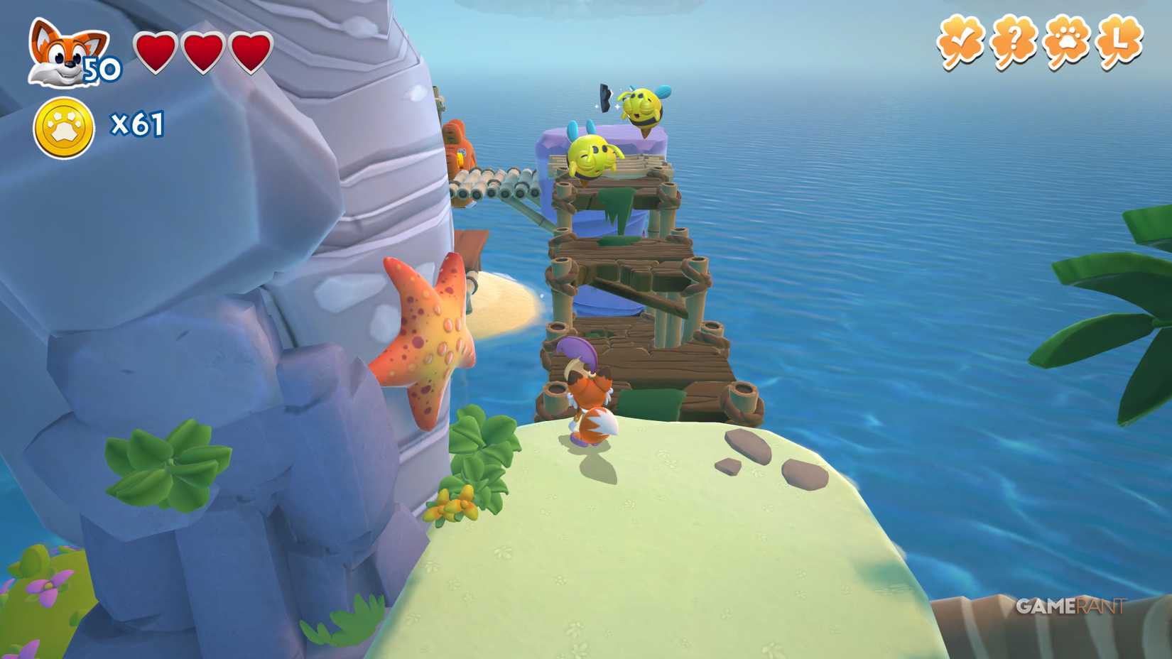 All letters and hidden pages of Gili Island in New Super Lucky's Tale 6