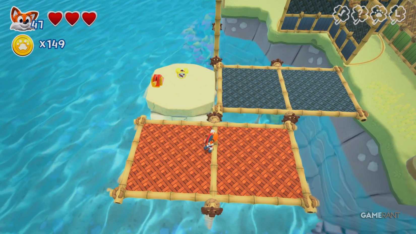 All letters and hidden pages of Gili Island in New Super Lucky's Tale 7