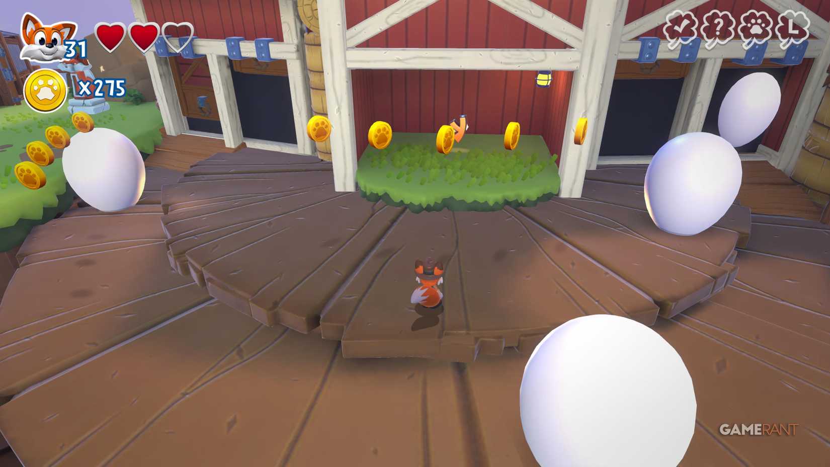 Lokasi Huruf Y Egg Roll New Super Lucky's Tale Veggie Village