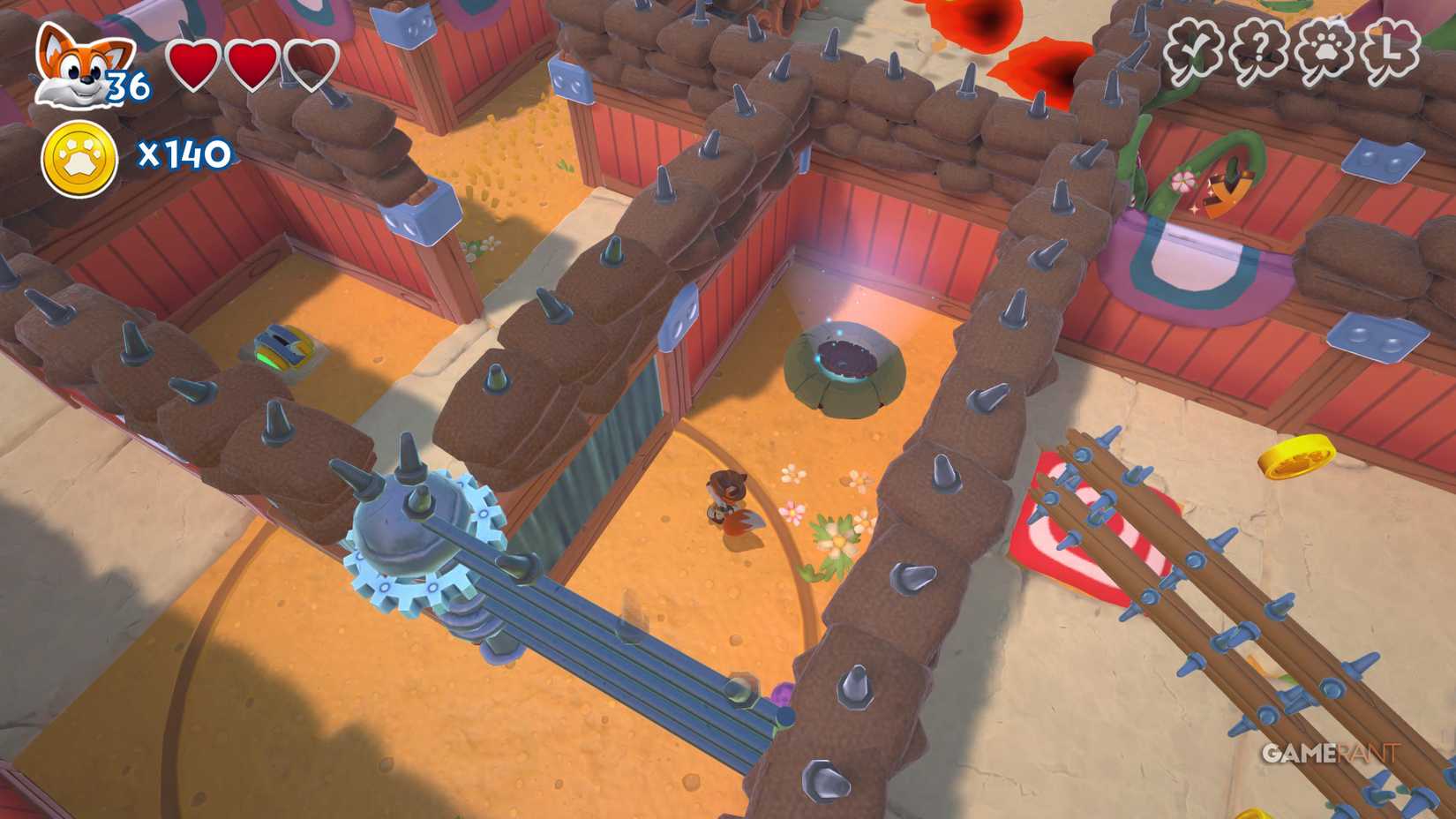 Halaman Tersembunyi Pungent Paths New Super Lucky's Tale Veggie Village