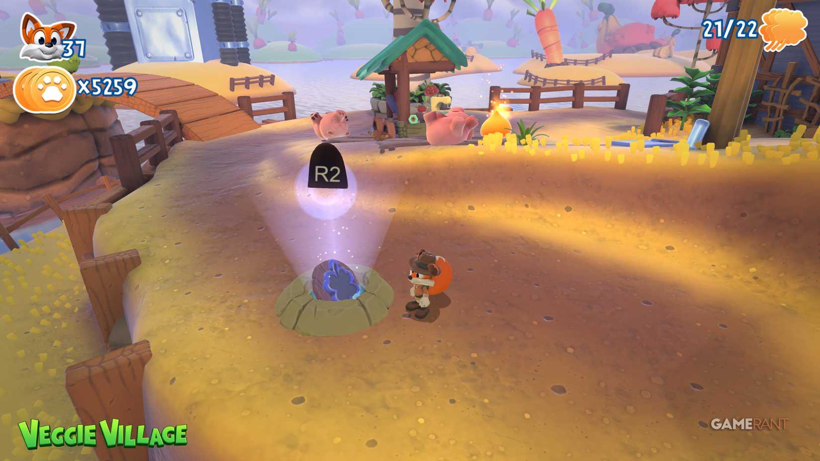 Lokasi Minigame Tess Marble 2 New Super Lucky's Tale Veggie Village