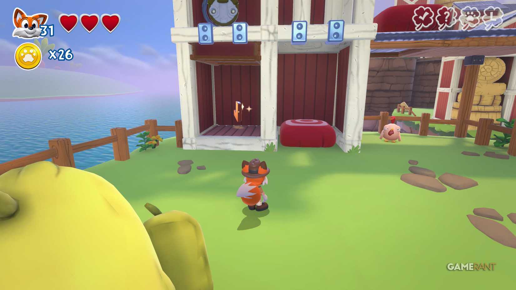 Lokasi Huruf L Egg Roll New Super Lucky's Tale Veggie Village