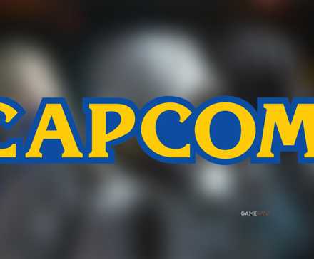 Capcom Logo on Pragmata background of Hugh and Diana blurred