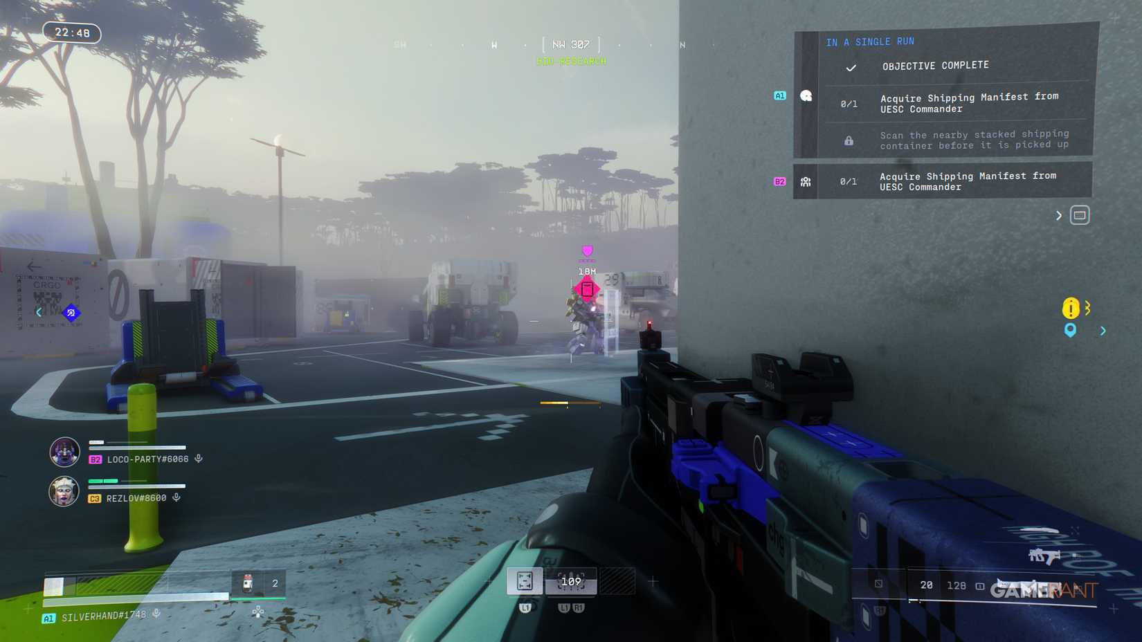 How to obtain a shipping manifest from the UESC Commander in Marathon