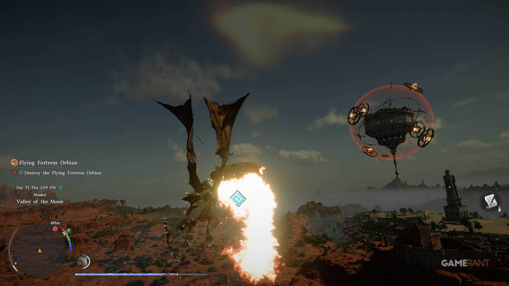 How to enter Crimson Desert Flying Fortress Orvian