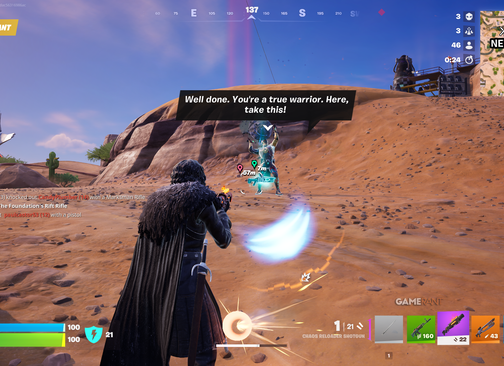 Fortnite Rift Weapon How to Get the Exotic Rift Rifle in Fortnite