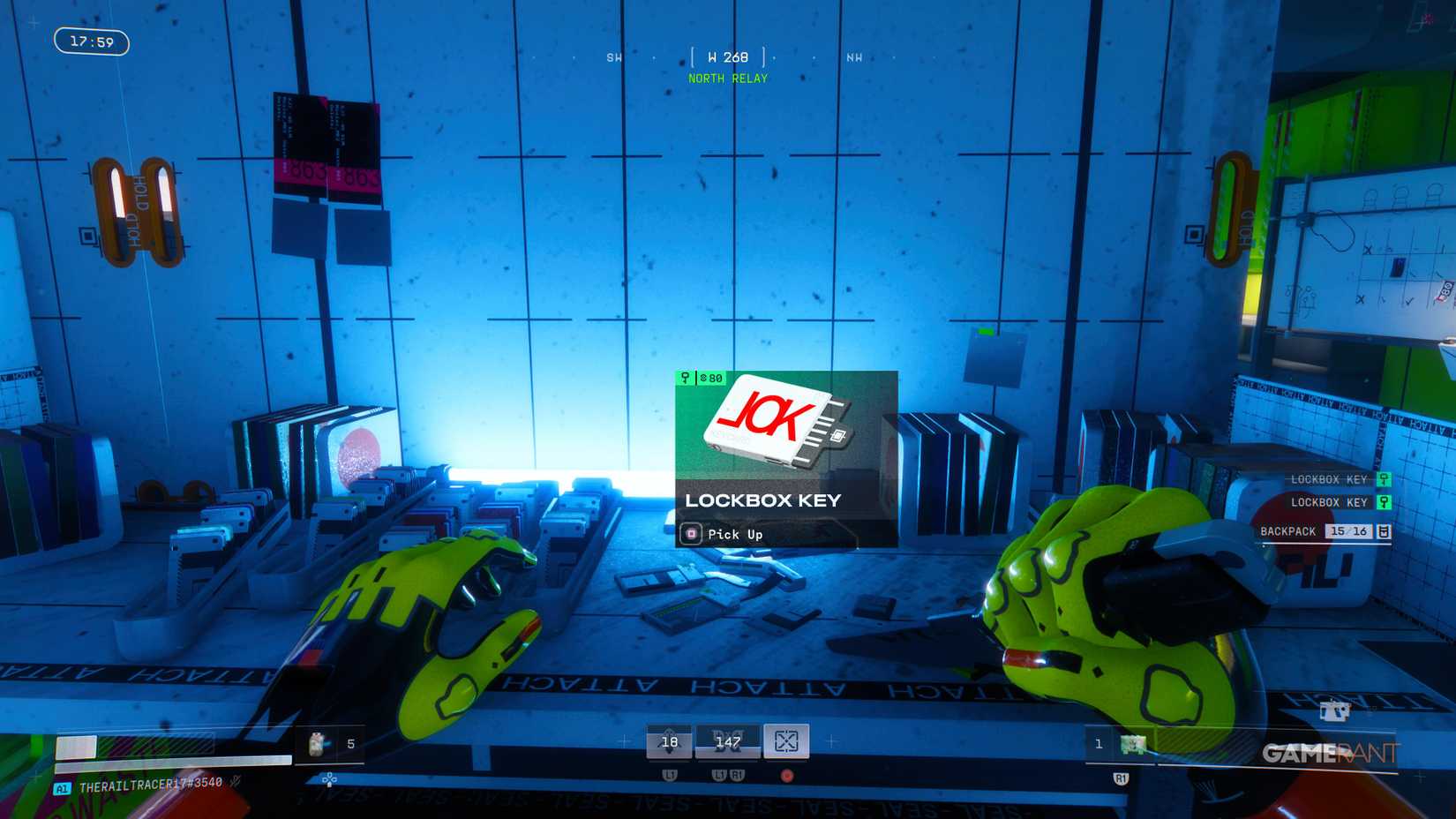 How to get and use lockbox keys in Marathon 1
