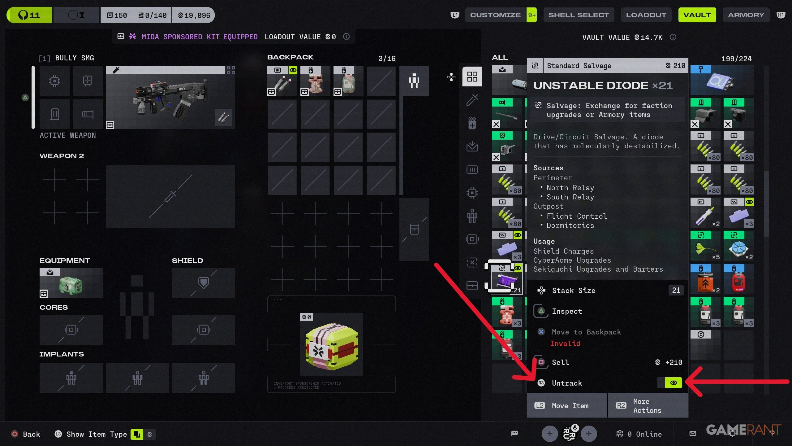 How to Track Items in Marathon