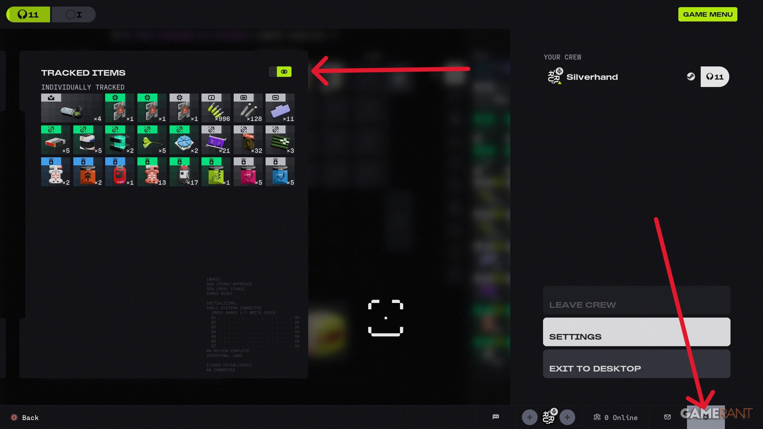 How to Track Items in Marathon