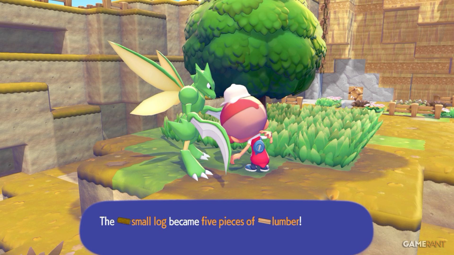 How to Cut Worn Lumber in Pokopia (Scyther Guide)