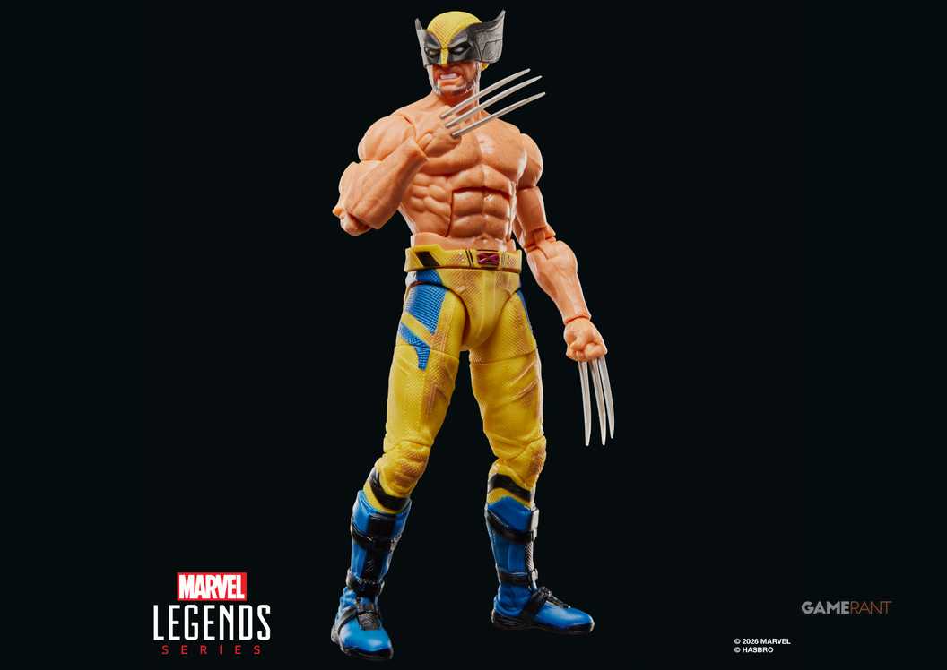 Marvel Legends Deadpool & Wolverine Figure Hasbro render 3