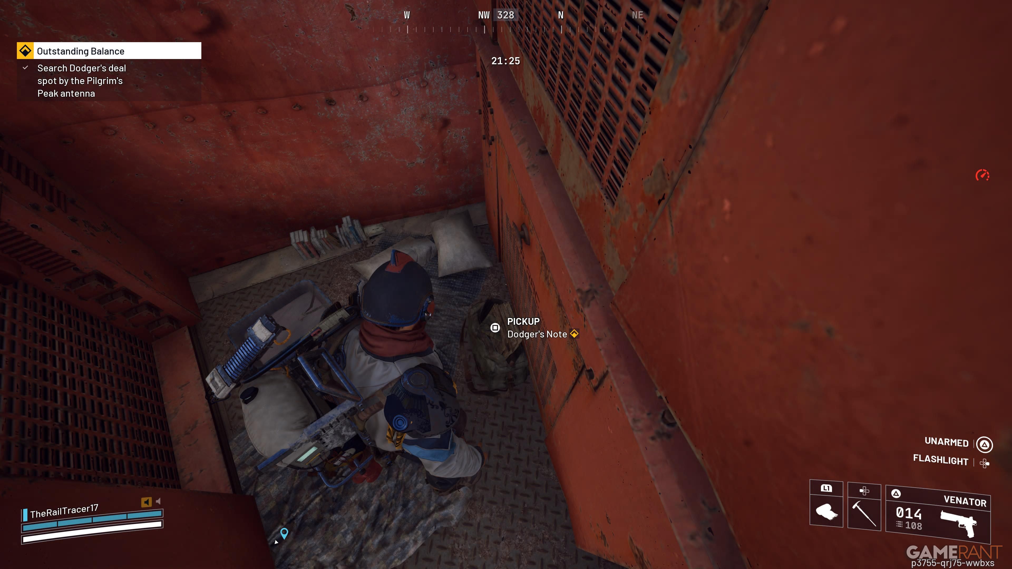 Dodger's Stash & Deal Spot Location (Outstanding Balance Quest) in ARC ...