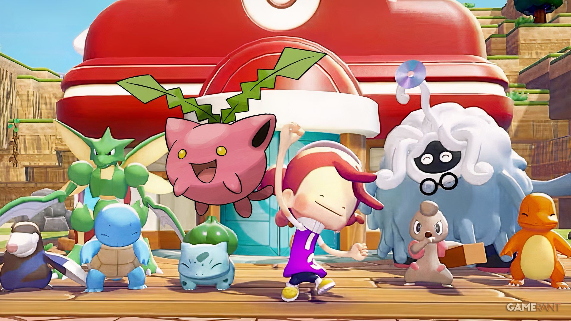 Pokemon center Pokopia with Hoppipe