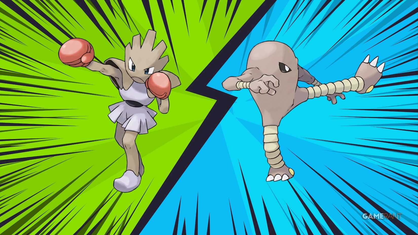 Fighting Pokemon Hitmonlee Hitmonchan