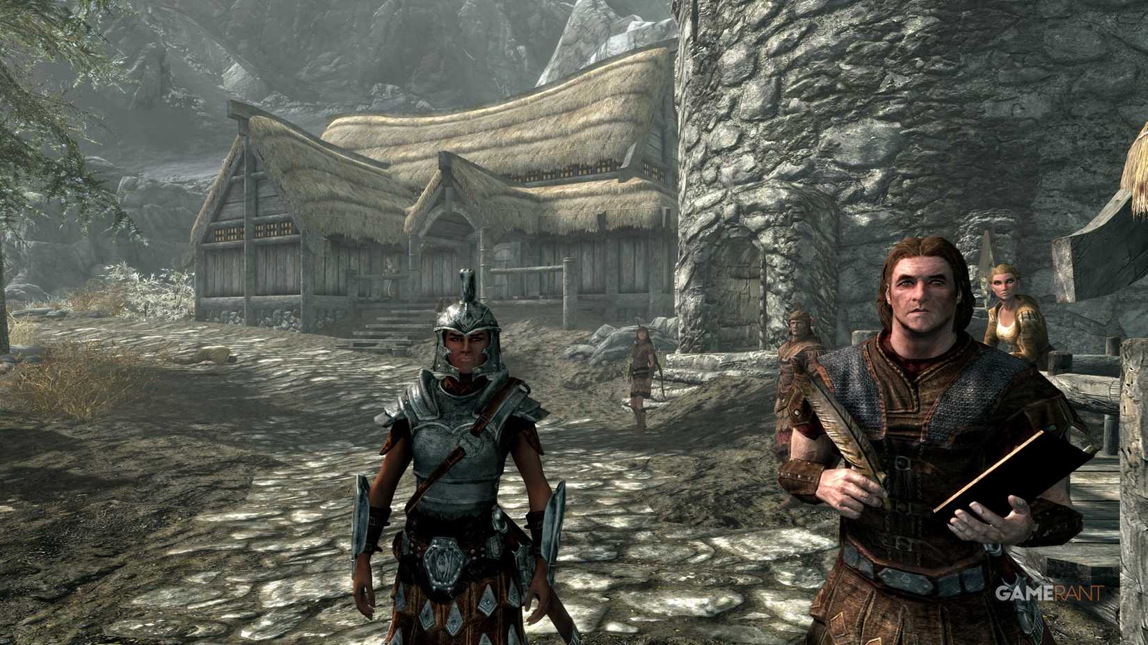 Skyrim intro just before character creation