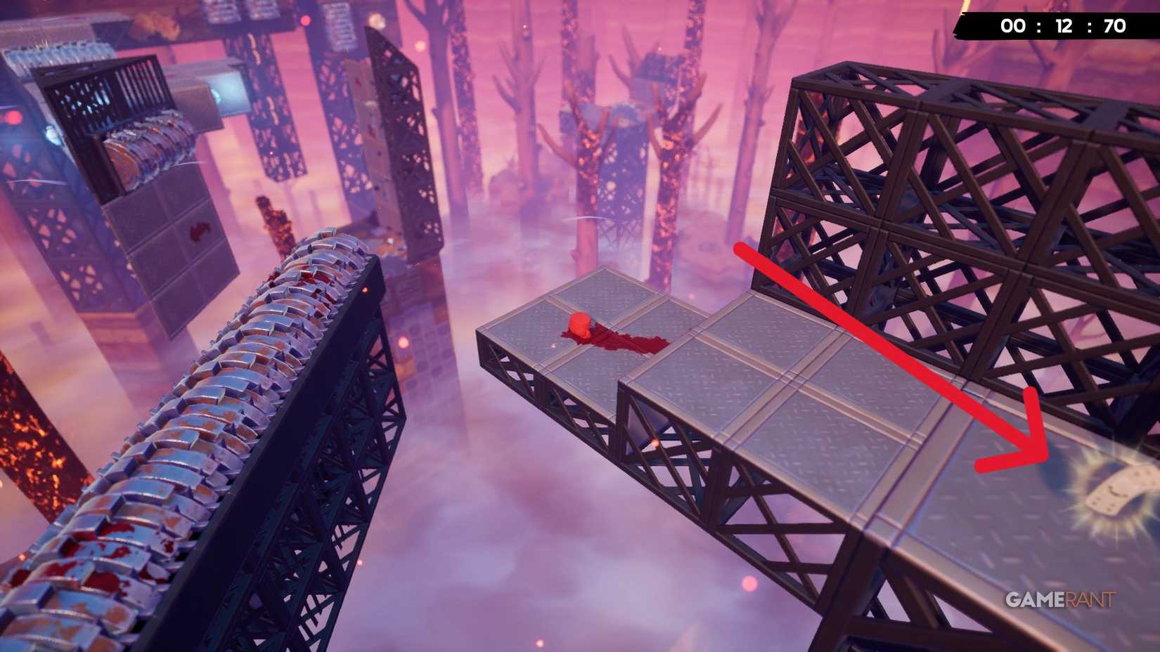 Super Meat Boy 3D - Bandage - Burning Valley