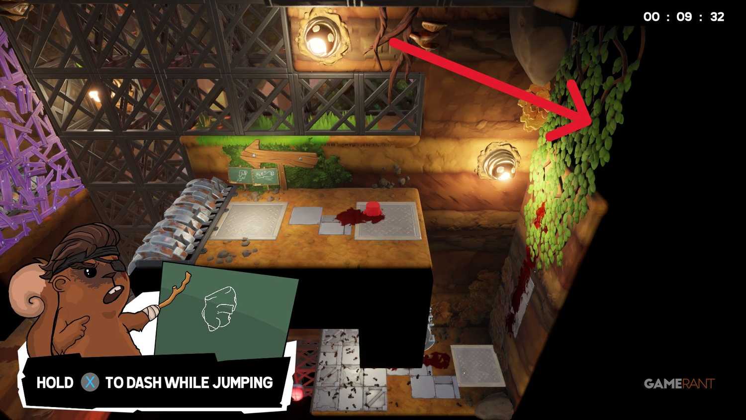 Super Meat Boy 3D - Bandage - Cave Dash 1