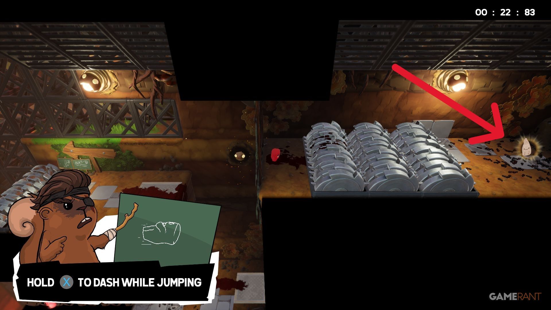 Super Meat Boy 3D - Bandage - Cave Dash 2