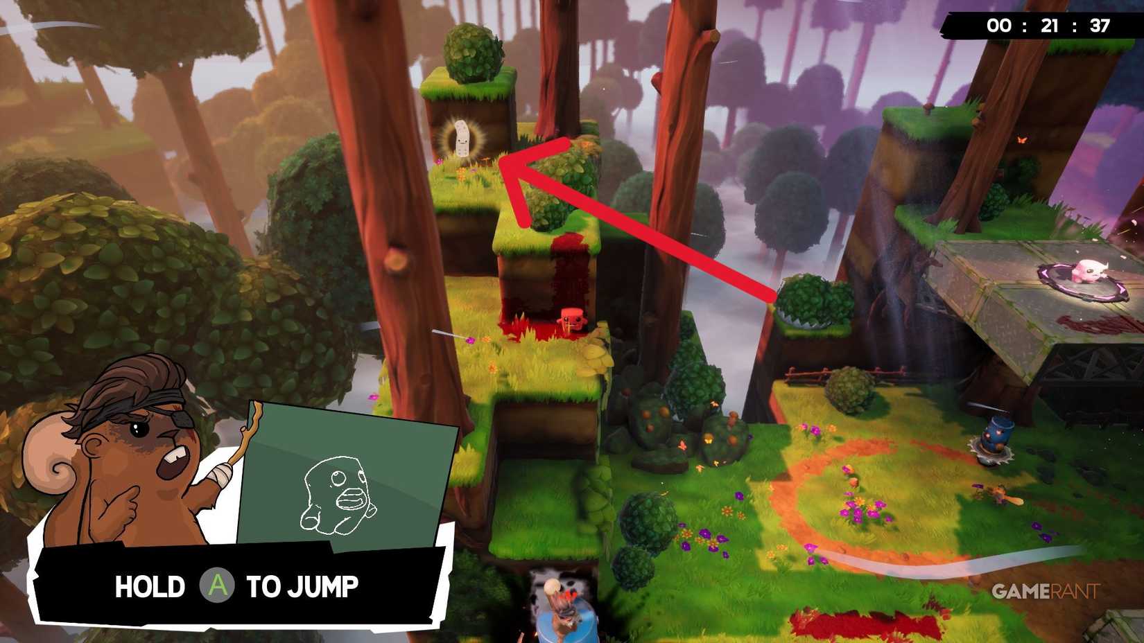 Super Meat Boy 3D - Bandage - Easy Start