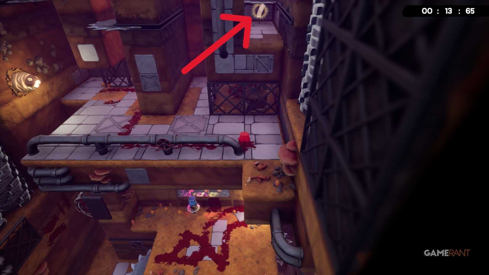 Super Meat Boy 3D - Bandage - Squirrel Hole