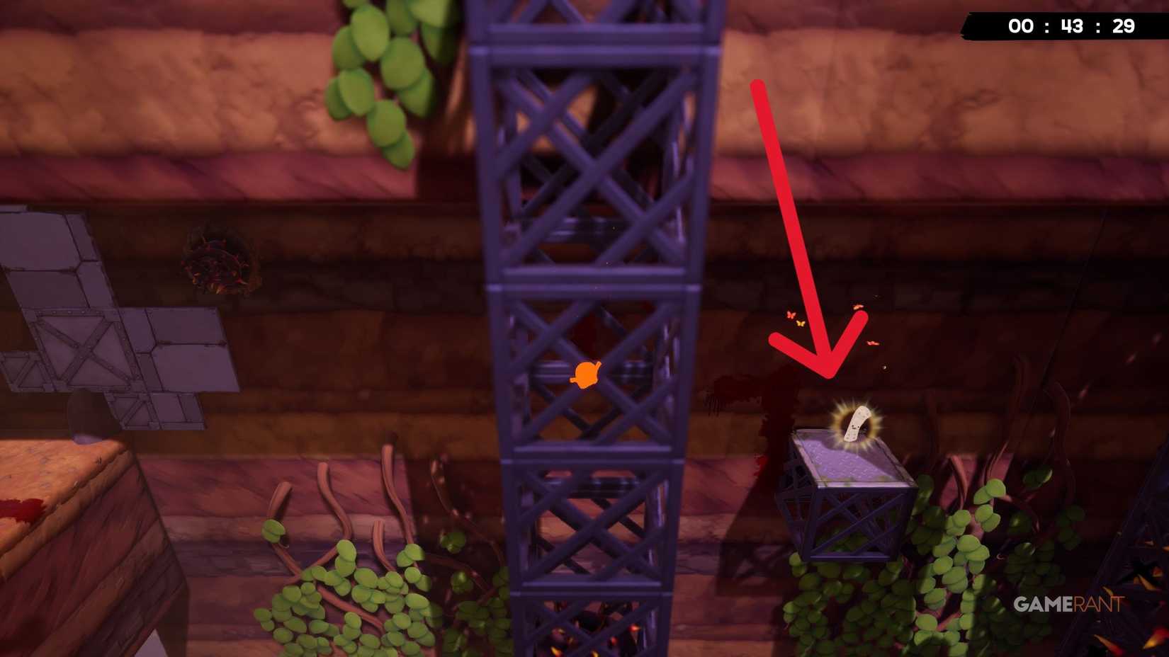 Super Meat Boy 3D - Bandage - Thorn Trail