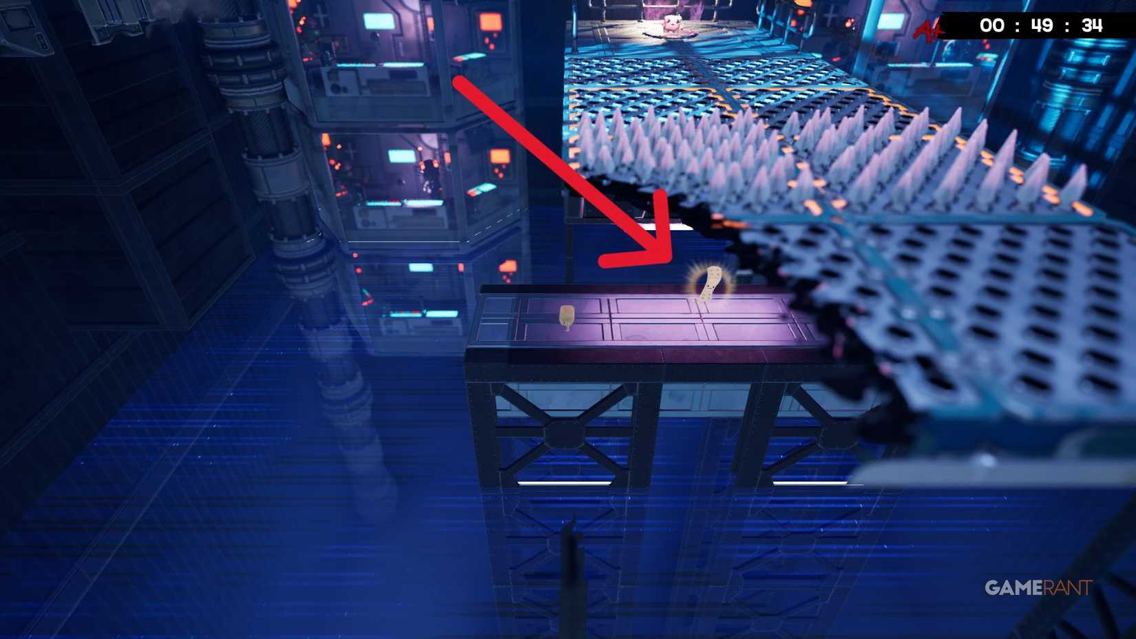 Super Meat Boy 3D - Forge - Bandage - Spike Hall