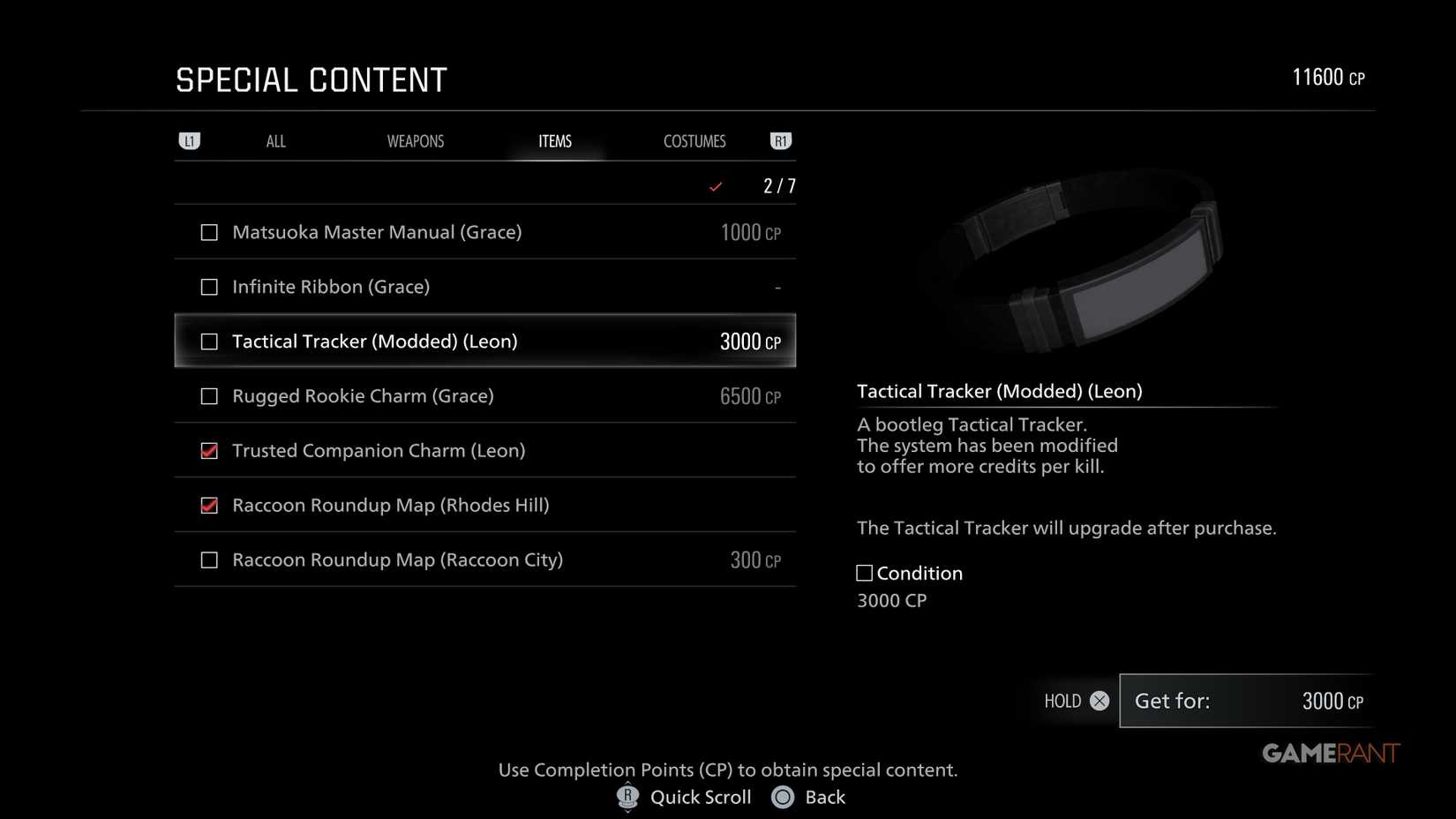 Tactical Tracker (Modded) (Leon)