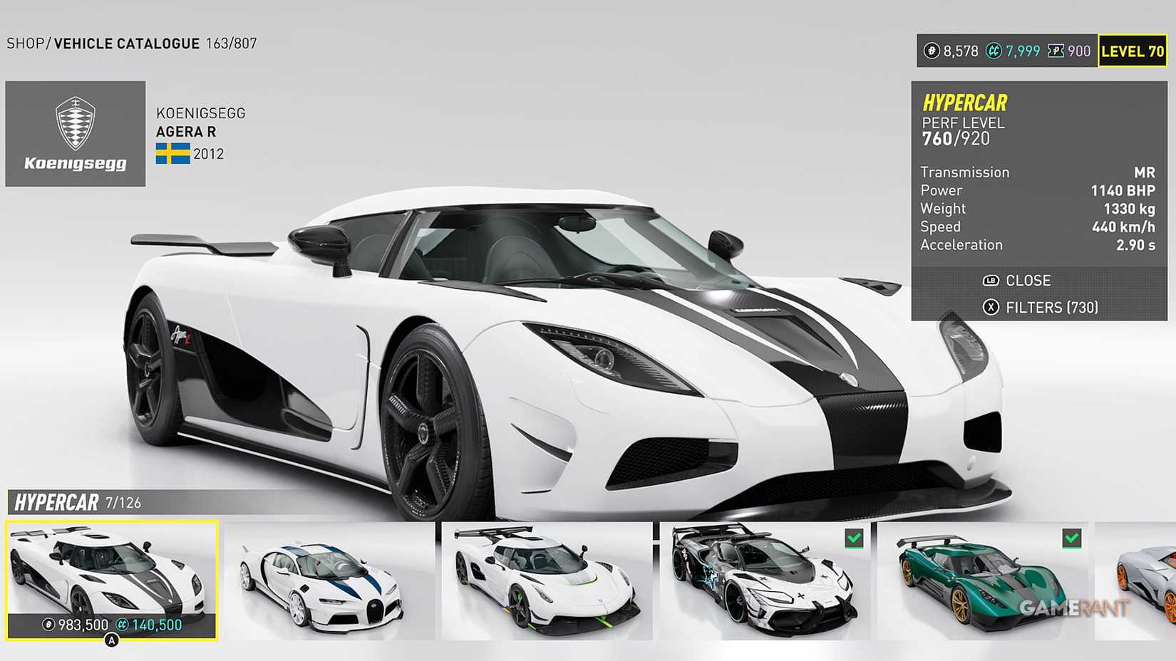 The Crew Motorfest Koenigsegg Agera R
