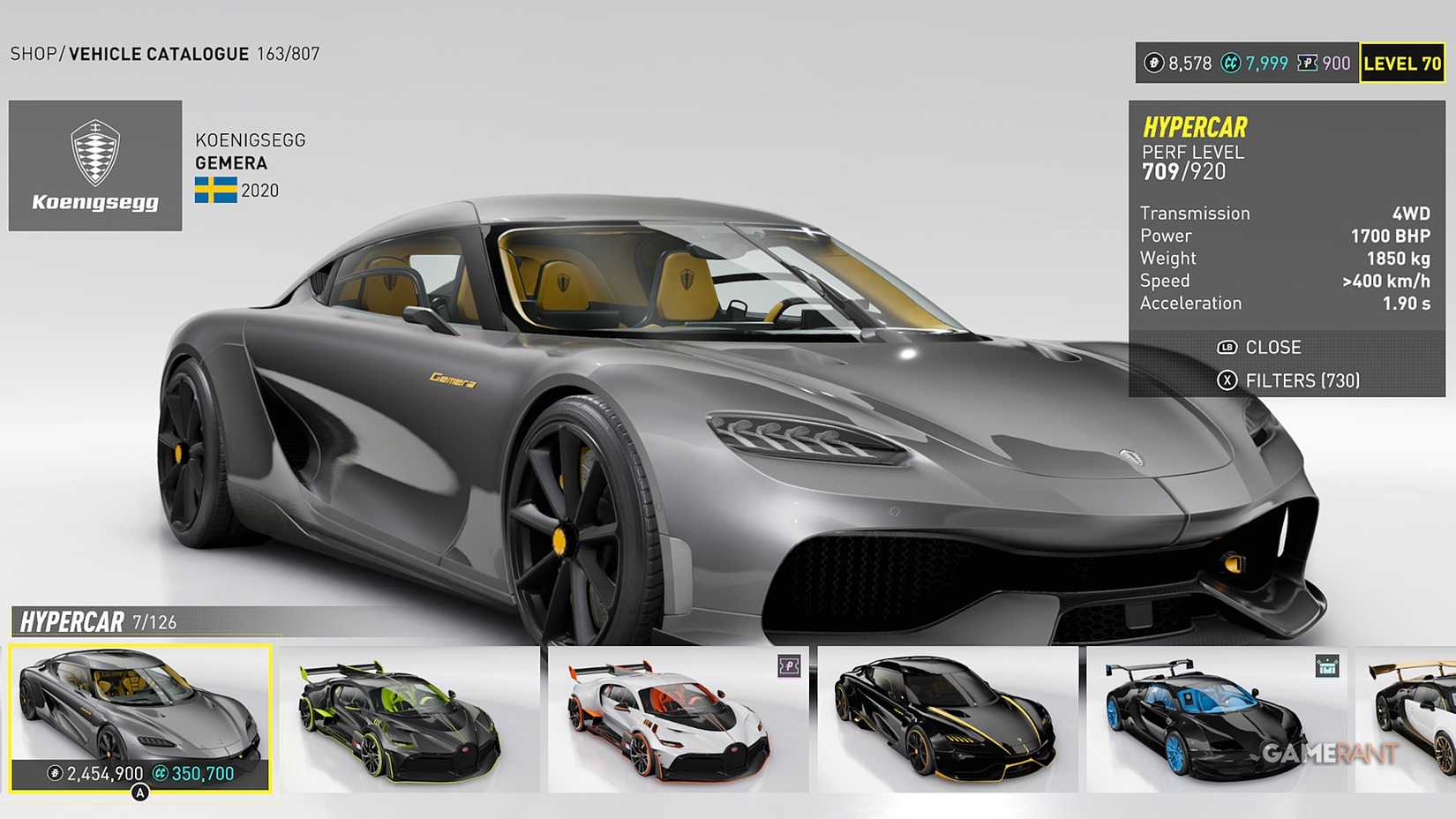 Crew Motorfest Koenigsegg Gemera