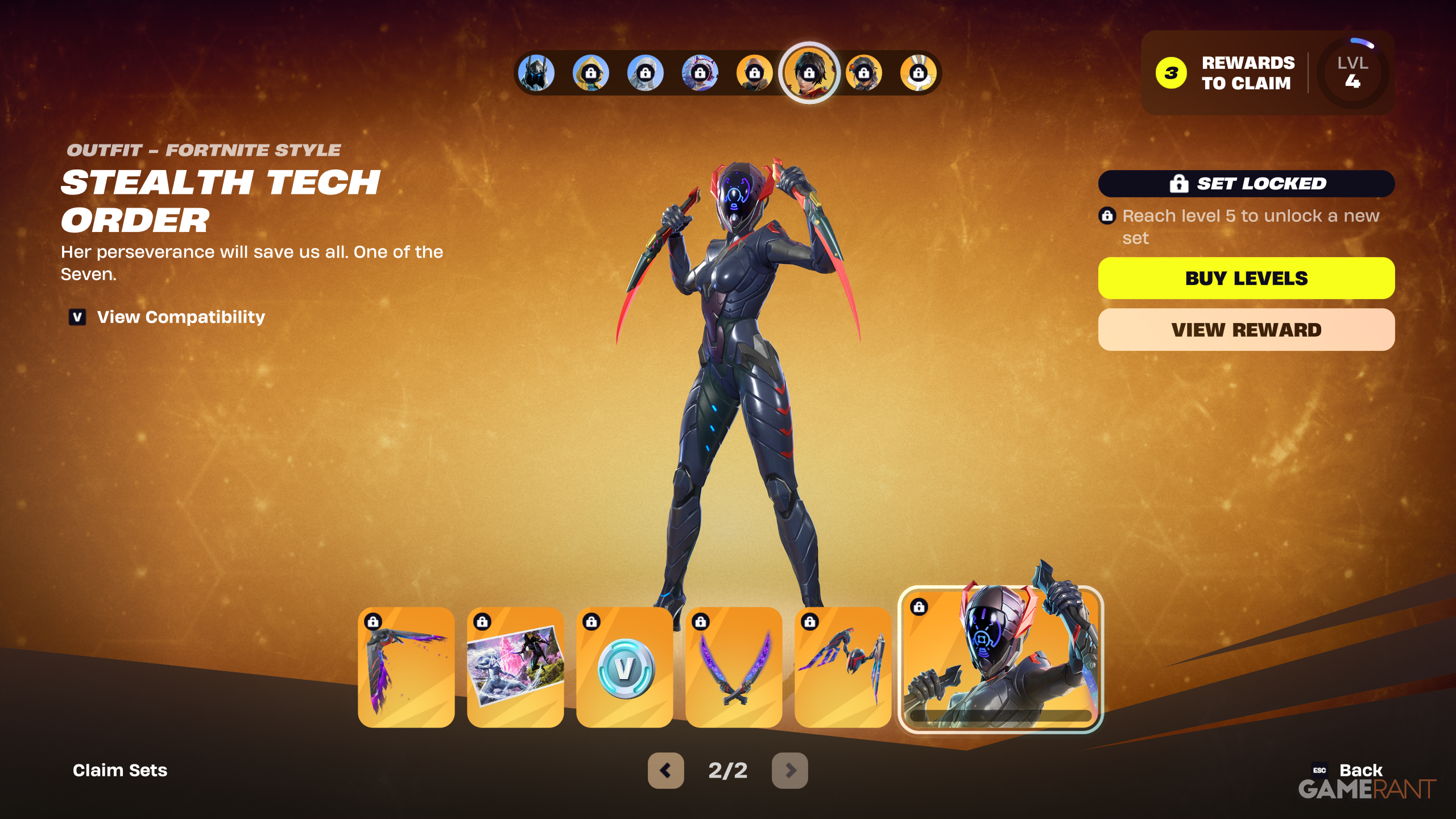 Fortnite Chapter 7 Season 2 Battle Pass ALL Rewards