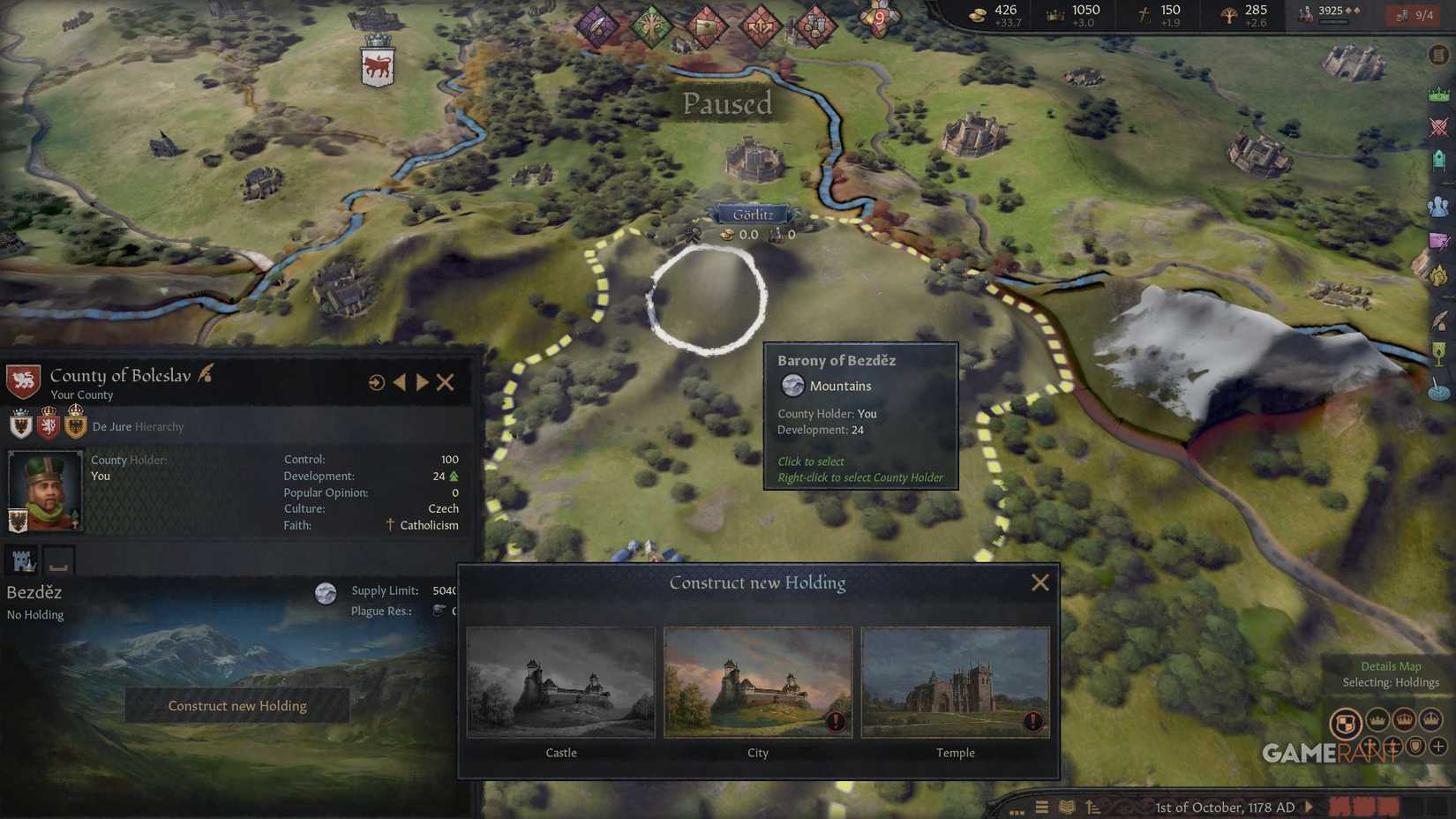 Crusader Kings 3 - KCD2 Crossover - Build Trosky Castle