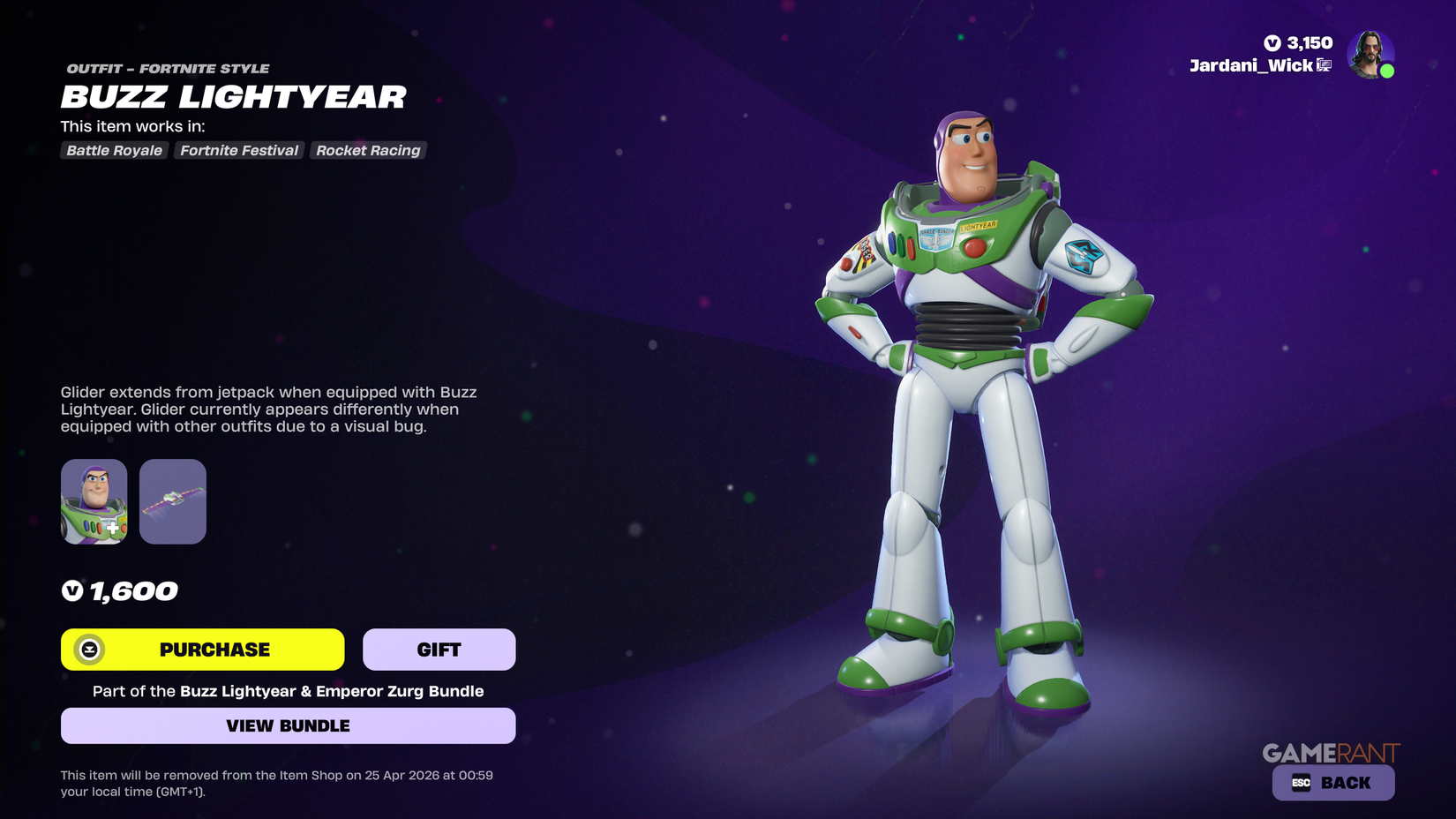 How to Get Buzz Lightyear in Fortnite