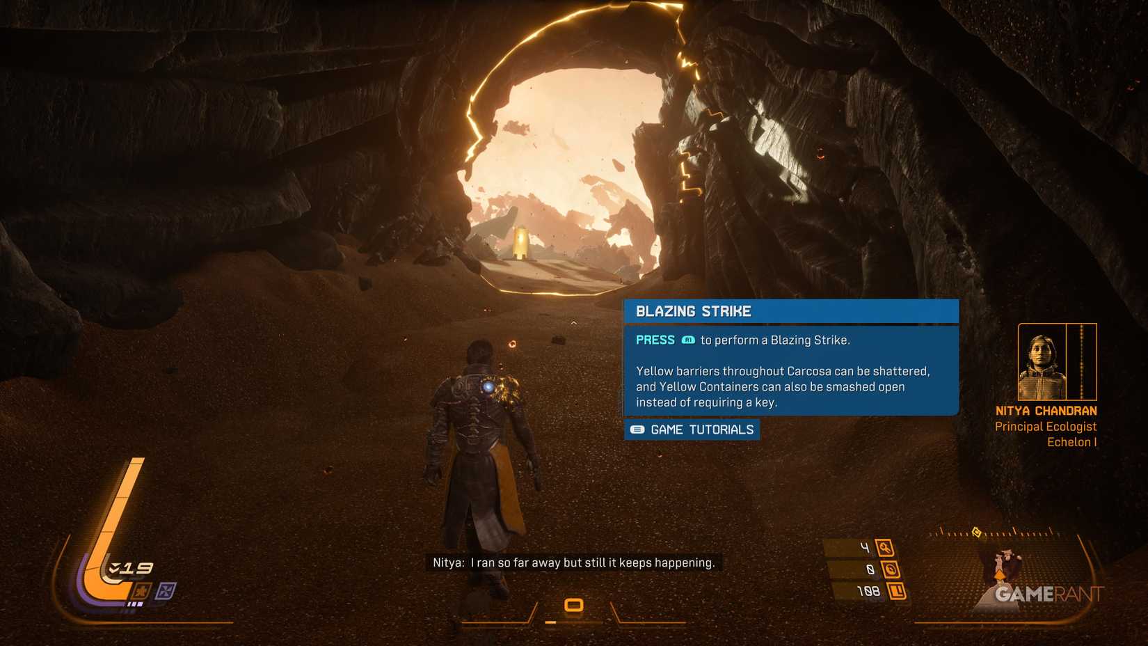 How to get past yellow obstacles in Saros 2