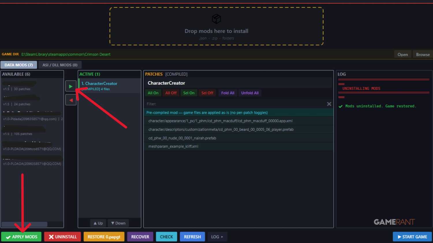 Install Character How to Use the Character Creator in Crimson Desert